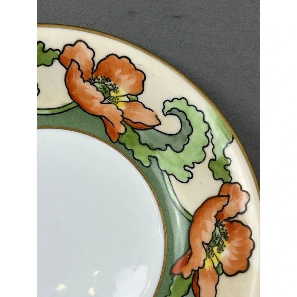 Antique B Moem Limoges France Coronet Bowl Floral c1900